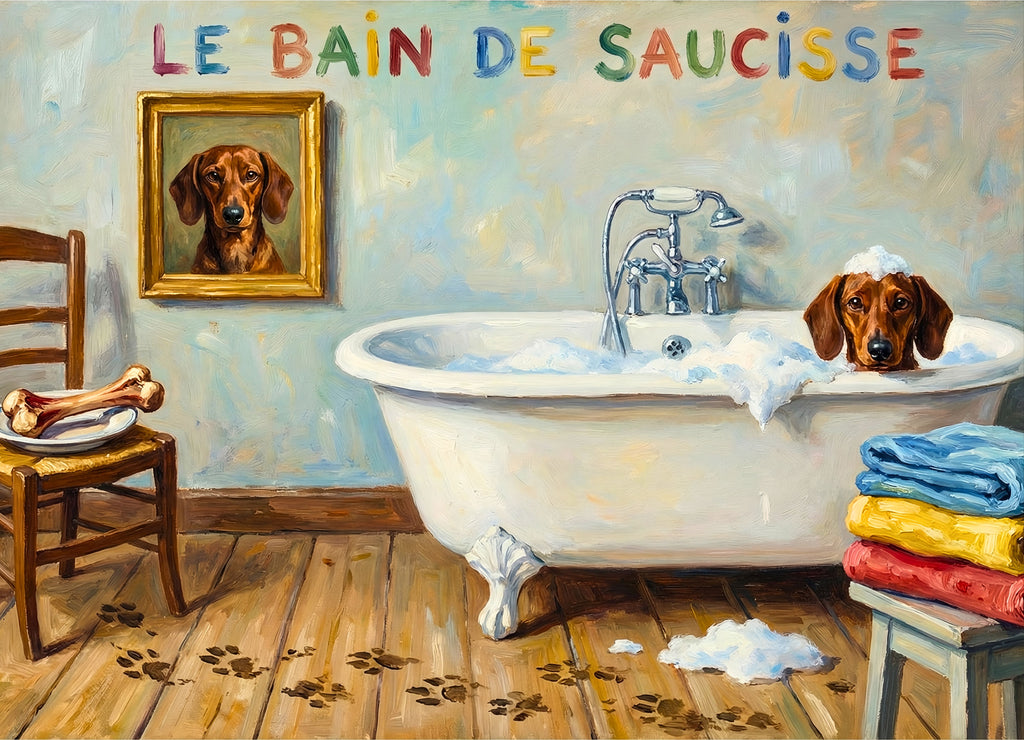 Le Bain De Saucisse 1000 Piece Jigsaw Puzzle