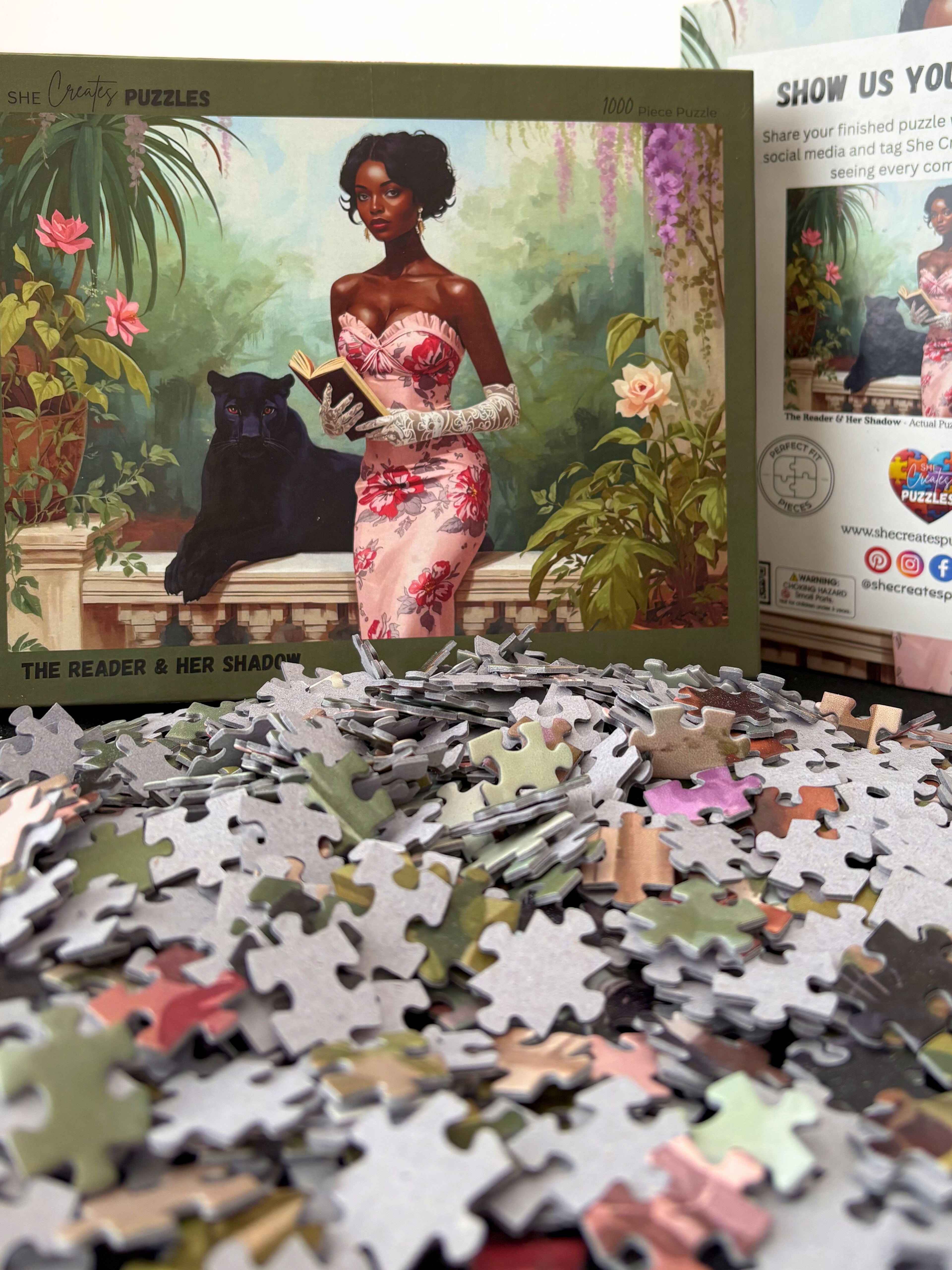 The Reader & Her Shadow 1000 Piece Jigsaw Puzzle