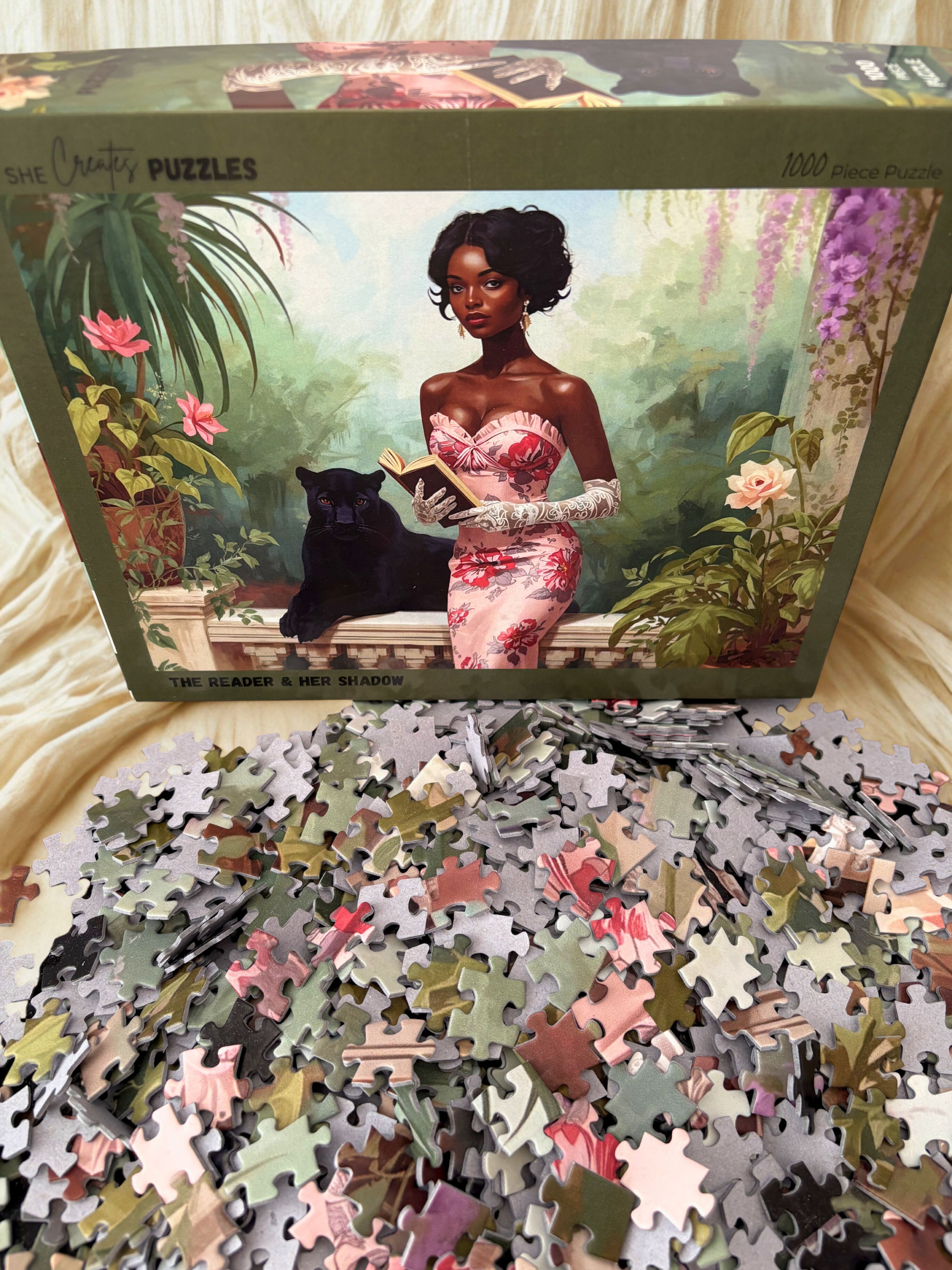 The Reader & Her Shadow 1000 Piece Jigsaw Puzzle