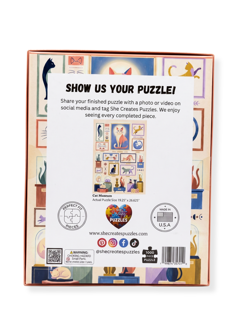 Cat Museum 1000 Piece Jigsaw Puzzle