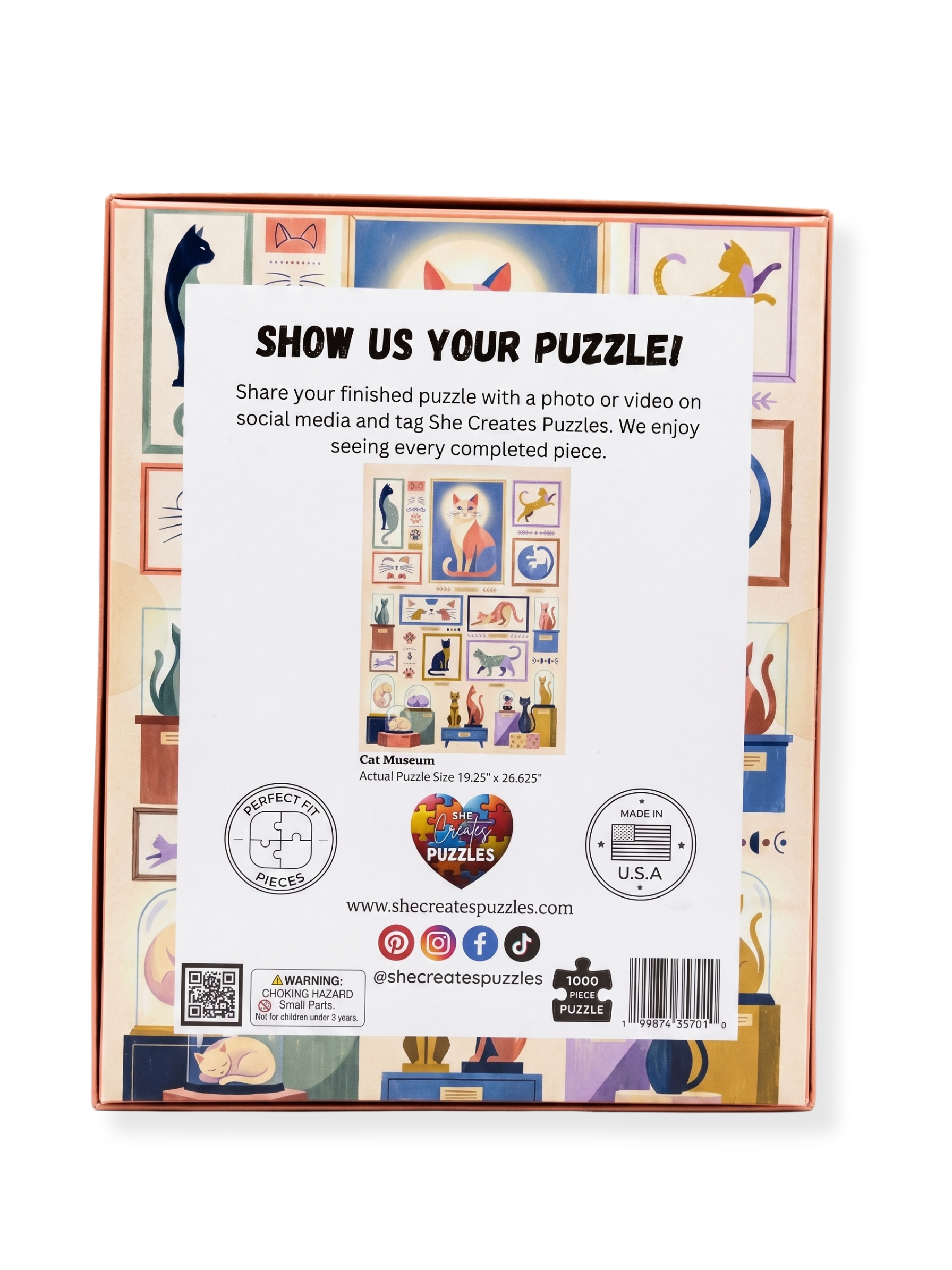 Cat Museum 1000 Piece Jigsaw Puzzle